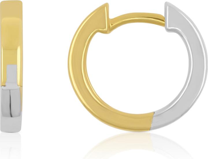Produktbild Muau Creolen (750, Weissgold, 18 K Gelbgold)