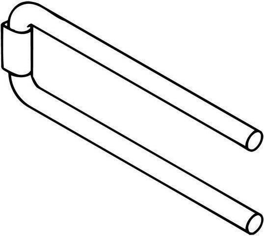 Produktbild Hewi Handtuchhalter SERIE 477 2-armig rubinrot