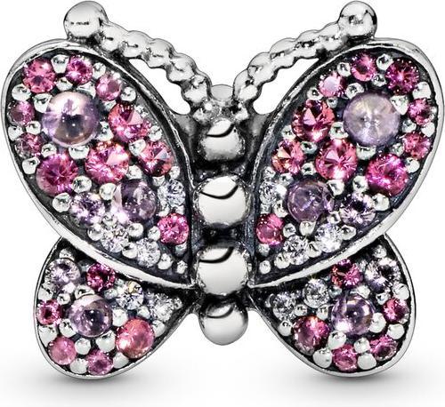 Produktbild Pandora Charm Dazzling Butterfly (Silber 925, Schmuckstein)