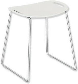 Hewi Sgabello da doccia Gest ES ma geschli Segnale di seduta bianco (150 kg)