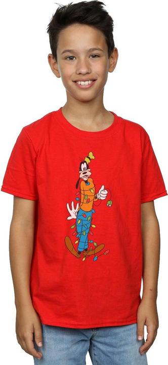 Immagine prodotto Disney Goofy Christmas Lights Maglietta Ragazzi (140, 146)