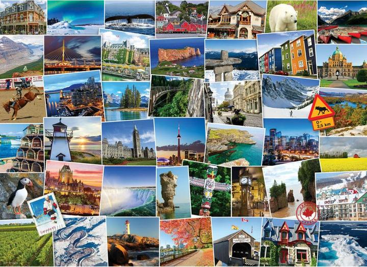 Actual product image Eurographics Globetrotter Canada (1000 pieces)