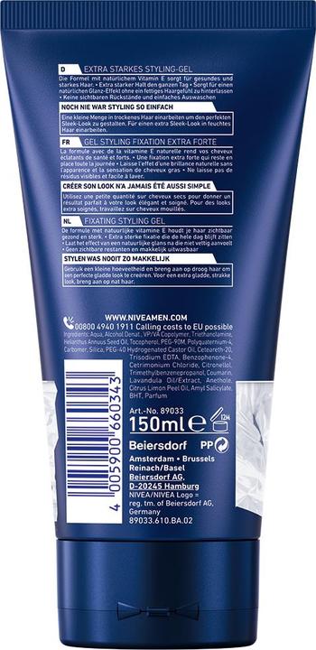 Produktbild NIVEA Craft Stylers Fixating Styling Gel DUO (Haargel, 300 ml)