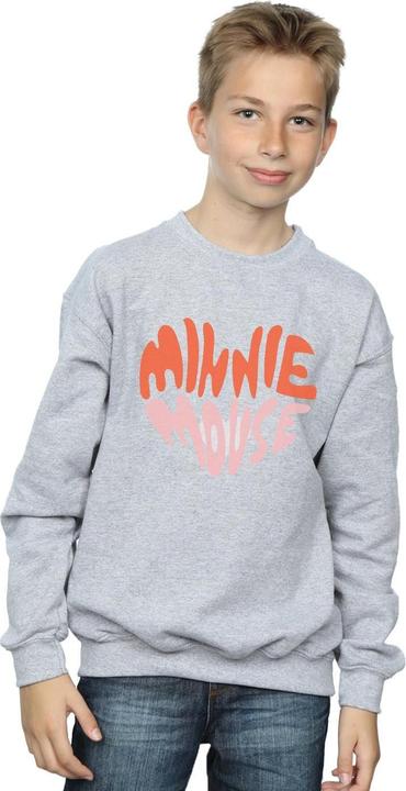 Actual product image Disney Boys Minnie Mouse Heart Shaped Sweatshirt (116)