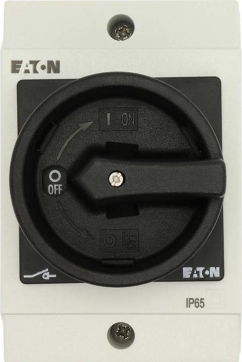 Actual product image Eaton Isolator 20A 3 Pole with black handle