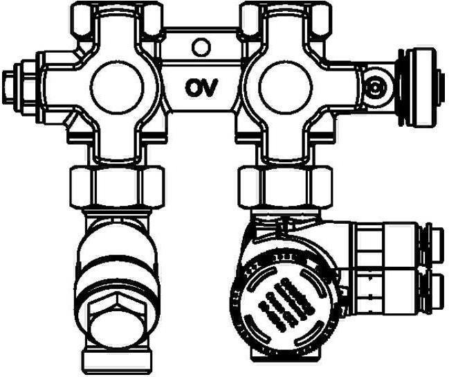 Produktbild Oventrop OV Anschluss-Set Flypass Set 1 DN 15