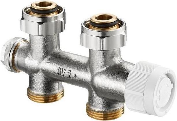 Produktbild Oventrop OV Zweirohrarmatur Multiblock T Durchgang, 3/4Zoll ÜMx3/4Zoll AG