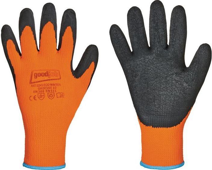 Produktbild Goodjob Kälteschutzhandschuh Eco Winter Größe 10 schwarz/orange EN 388, EN 511 PSA Kategorie II Polyester... (10)