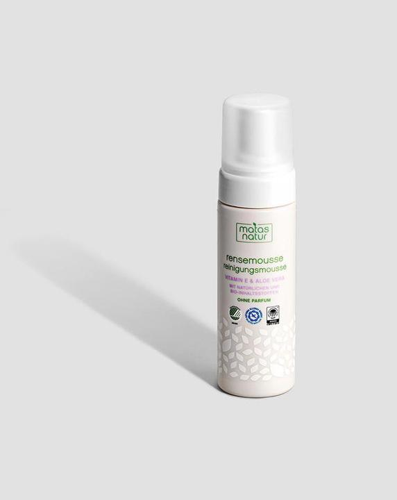 Immagine prodotto Matas Mousse detergente naturale con Aloe Vera Biologica e Vitamina E (Schiuma, 150 ml)