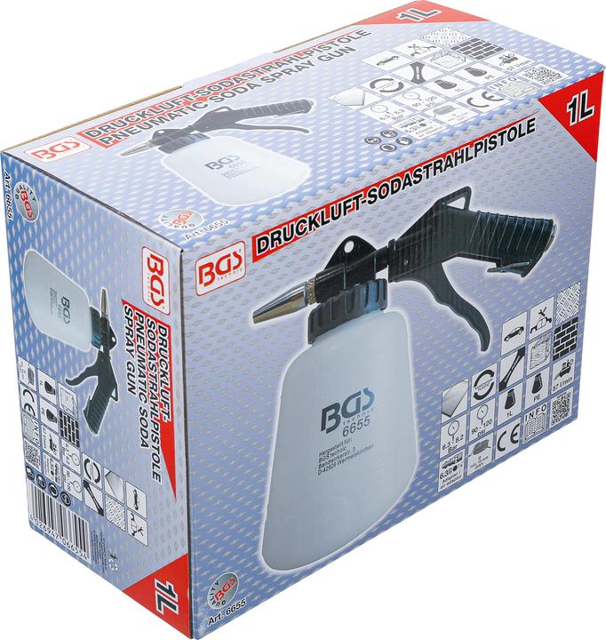 Produktbild BGS Druckluft-Sodastrahlpistole 1 l