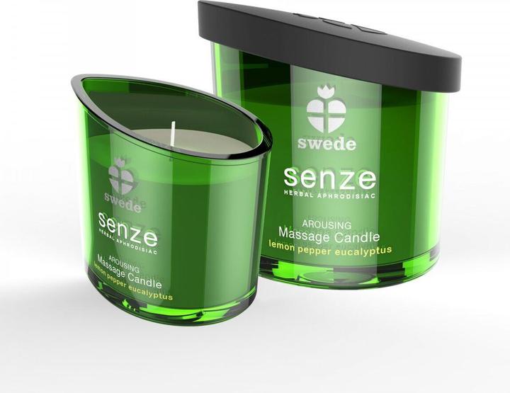 Actual product image Swede Senze Arousing Massage Candle Lemon Pepper Eucalyptus 150 ml (150 ml)
