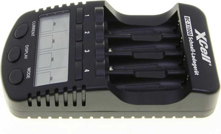 Actual product image XCell Quick Charger BC-X1000 Digital LCD (2 pcs., AA, AAA, Chargers without battery)