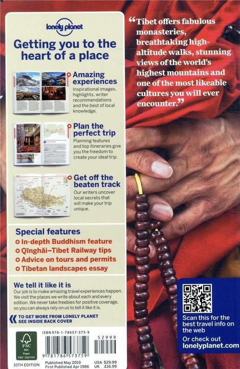 Produktbild Tibet (Englisch, Bradley Mayhew, Megan Eaves, Stephen Lioy, 2019)
