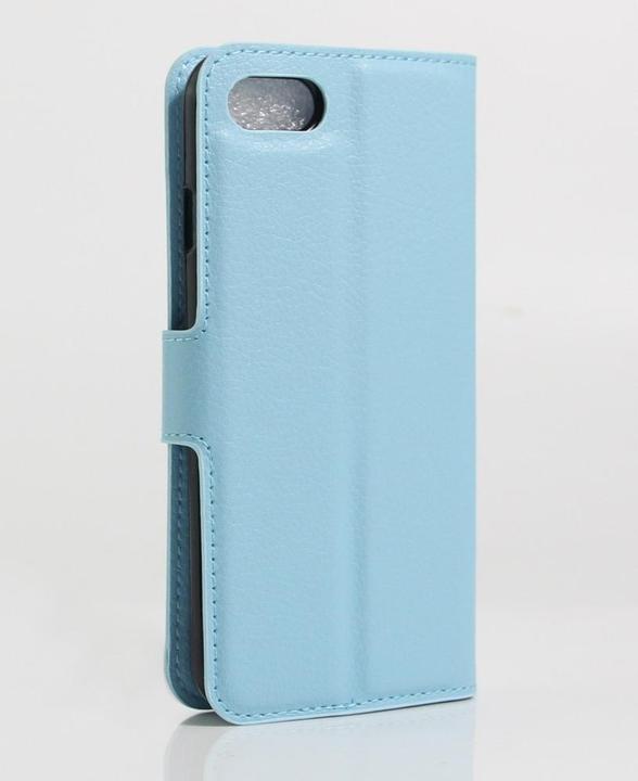 Produktbild Cover-Discount iPhone 8 / 7 - Leder Tasche Etui Hülle Karten Fächer hellblau (Apple iPhone SE, Apple iPhone 8, Apple iPhone 7)