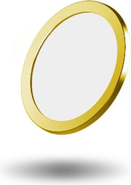 Produktbild Hermex Apple iPhone SE Home Button Touch ID Knopfschutz gold weiss
