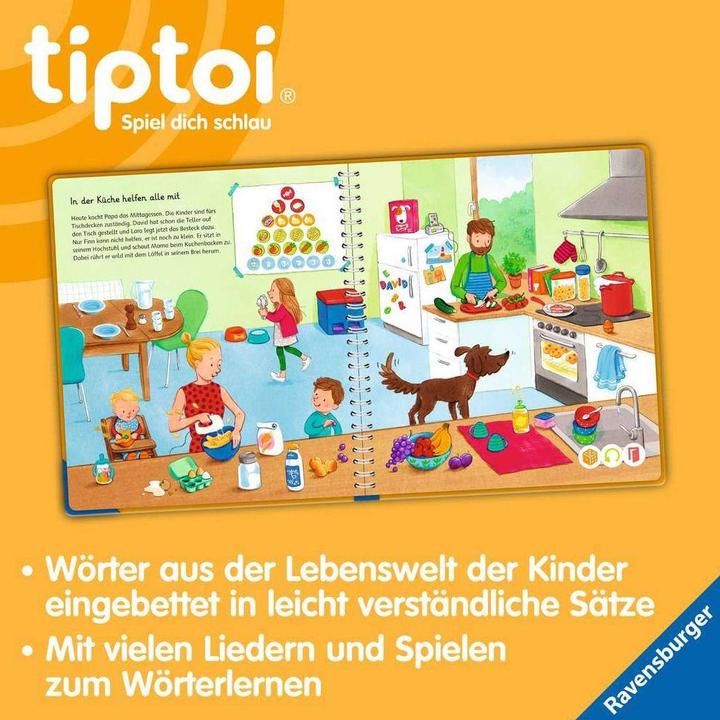 Immagine prodotto tiptoi Mein Wörter-Bilderbuch: Unser Zuhause (Tedesco, Susanne Gernhäuser, Frisona inca, Martina Leykamm, 2022)
