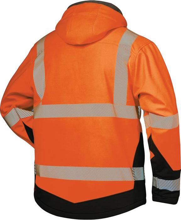 Actual product image Elysee High-visibility softshell jacket Melvin size XXL yellow/black (XXL)