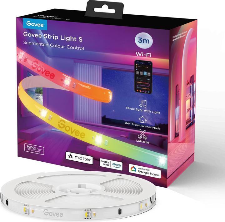 Immagine prodotto Govee LED Strip Lights (RGBIC, 300 cm, Interno)