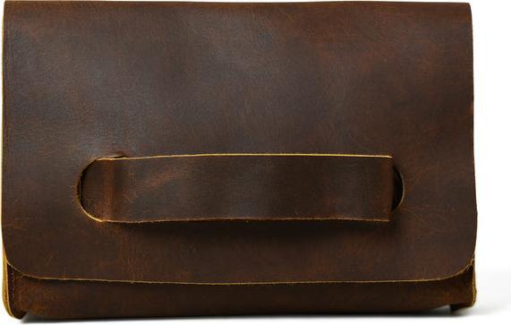 Produktbild Only-Bags.Store Schicke Leder Clutch in Kakao
