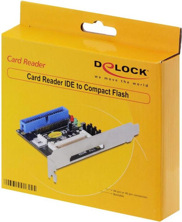 Produktbild Delock IDE to Compact Flash CardReader (44-Pin, 4-Pin Molex)