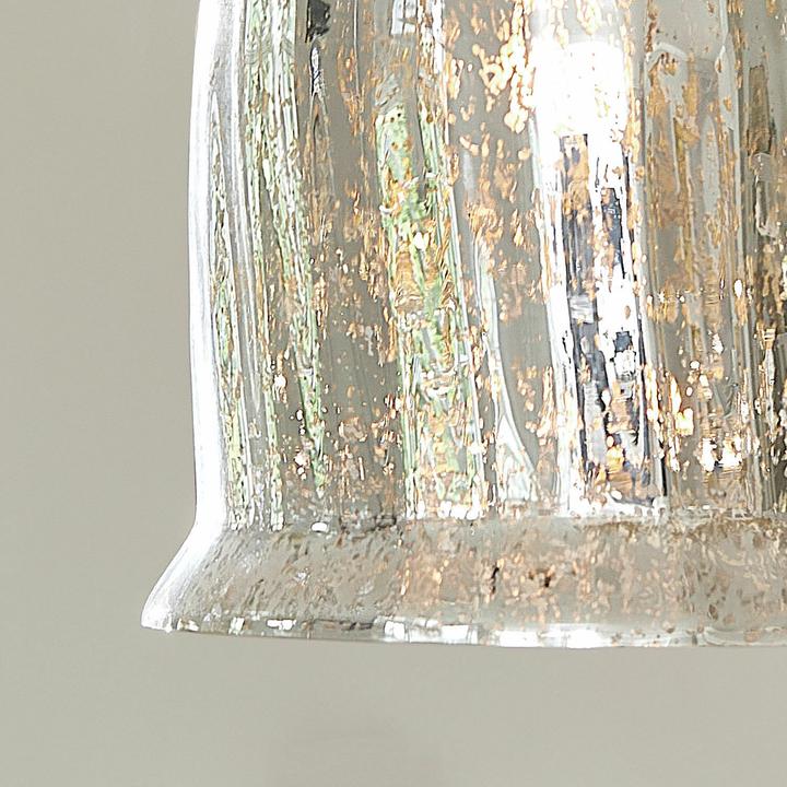 Image du produit Loberon Lampe à suspendre Yvron argent antique/noir (E27)
