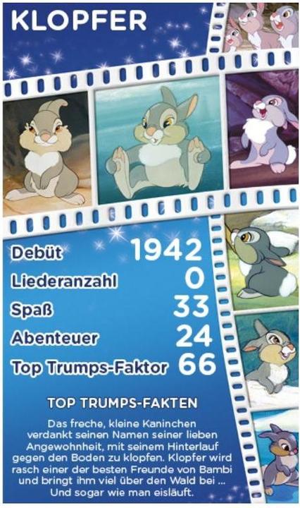 Actual product image Winning Moves Top Trumps Disney Classic (German)