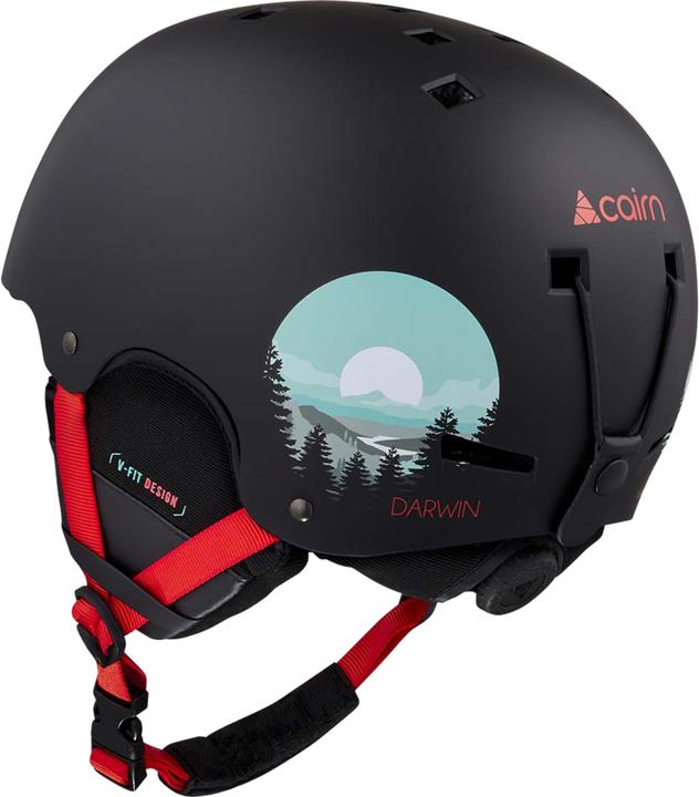 Actual product image Cairn Darwin Mat Black Ride black-red (51 - 52 cm, M)