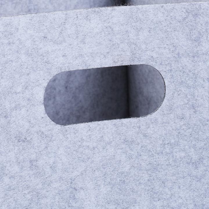 Image du produit Relaxdays Panier à bûches de en feutre (30 x 30 x 30 x 30 cm, 23 l)