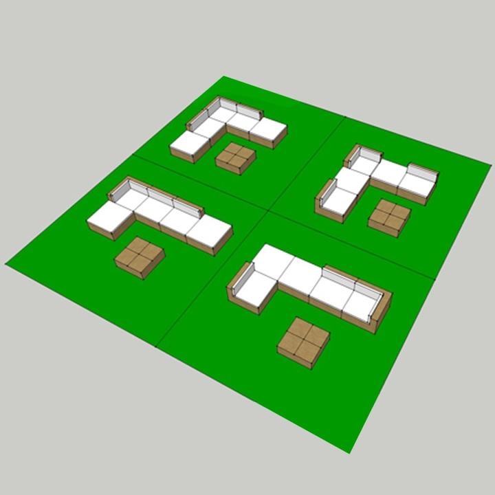 Produktbild VidaXL Garten Lounge