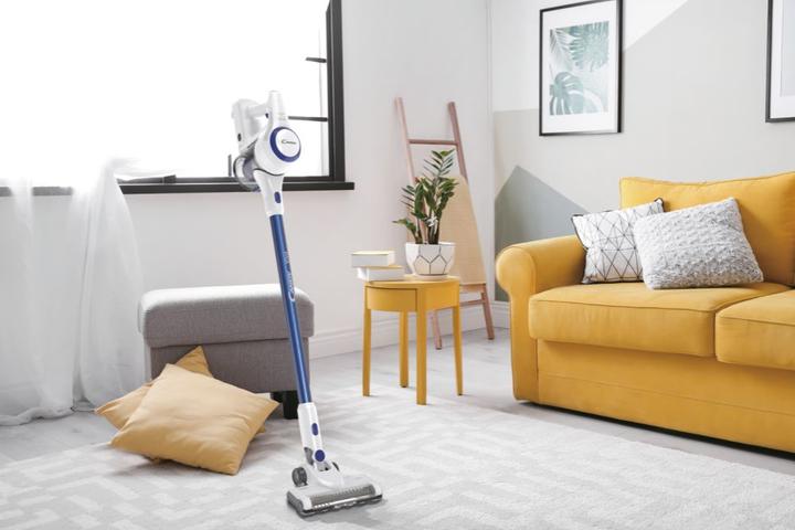 Produktbild Hoover Candy Viva CVIVA15 011 kabelloser Staubsauger Weiss Ohne Beutel