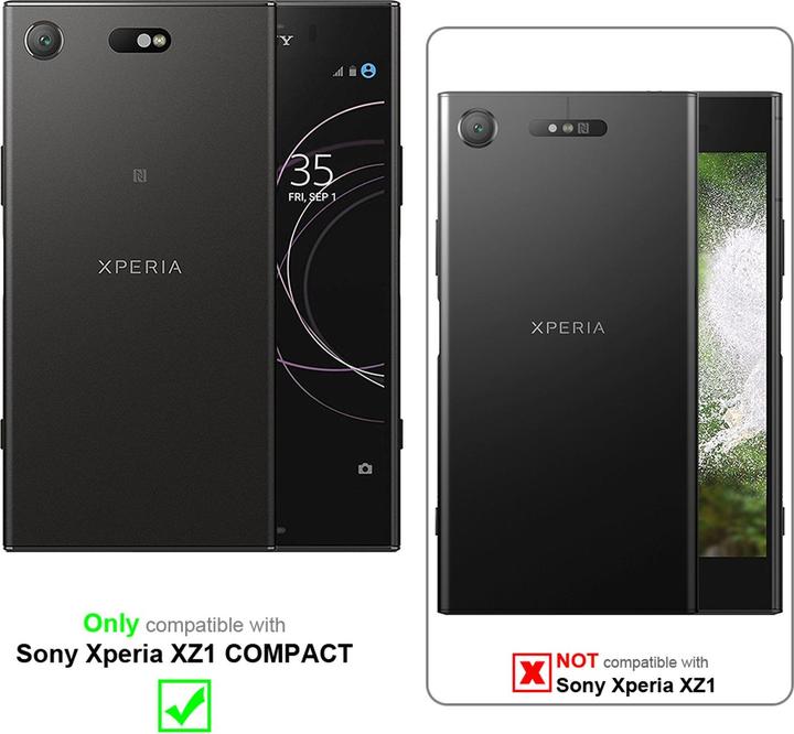 Actual product image Cadorabo Book with stand function cover (Sony Xperia XZ1 Compact)