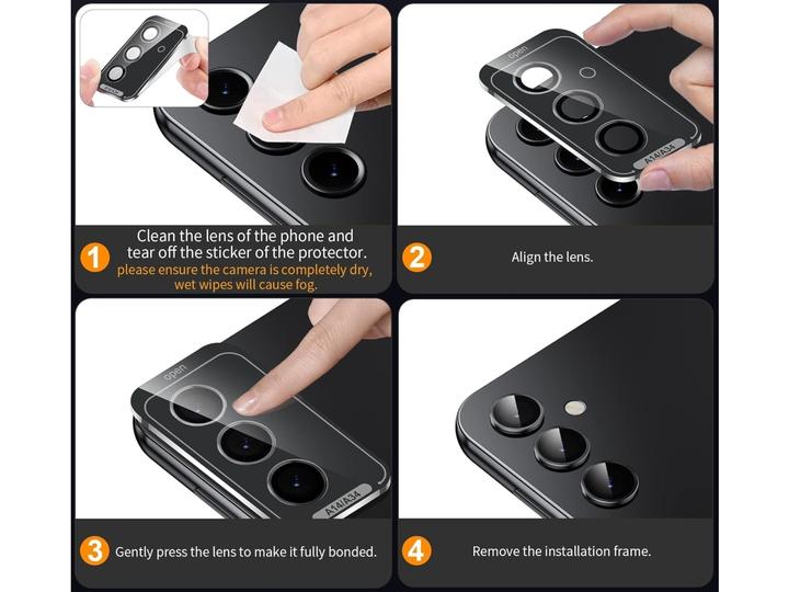 Produktbild Screenguard Camera Lens Protector Schutzglas Samsung Galaxy A55 5G (1 Stück, Samsung Galaxy A55)