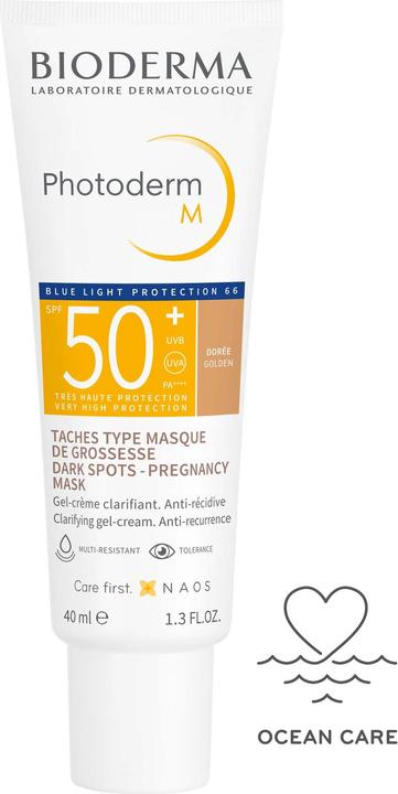 Immagine prodotto Bioderma Photoderm M SPF50+ dorée (Crema solare viso, SPF 50, 40 ml, 150 g)