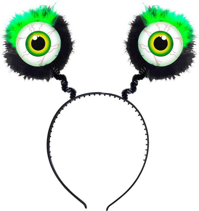Actual product image Widmann Haarreif Mit Augen Und Grünen Federn
