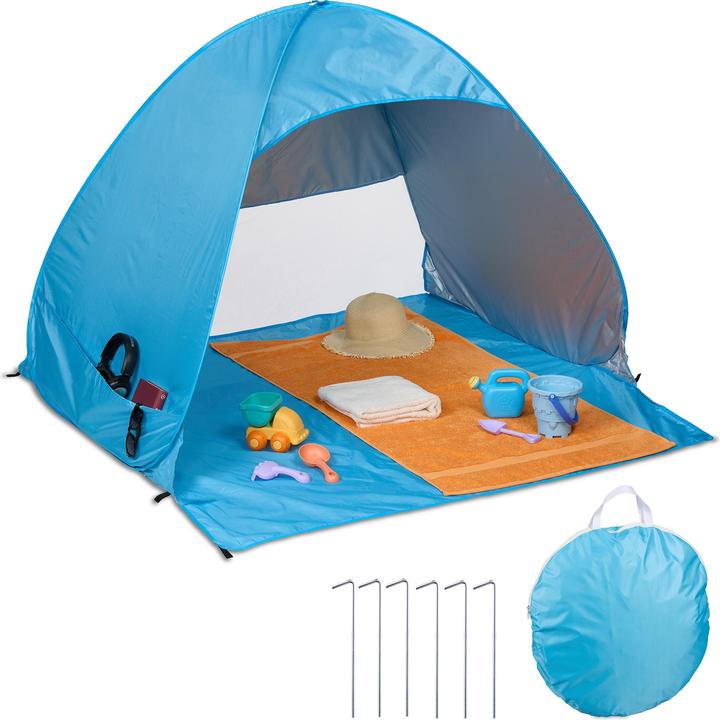 Image du produit Relaxdays Moustiquaire de plage (Tente de plage, 0.83 kg, 2 personnes)