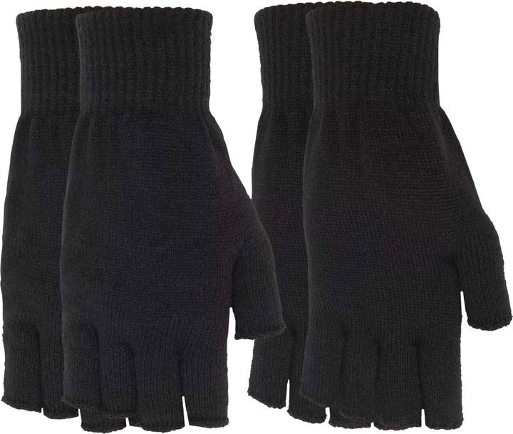 Actual product image Urban Classics Half Finger Gloves 2-Pack (S, M)