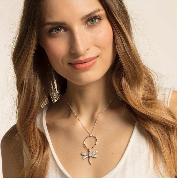 Produktbild Thomas Sabo Charm-Anhänger Libelle (Silber, Glas)
