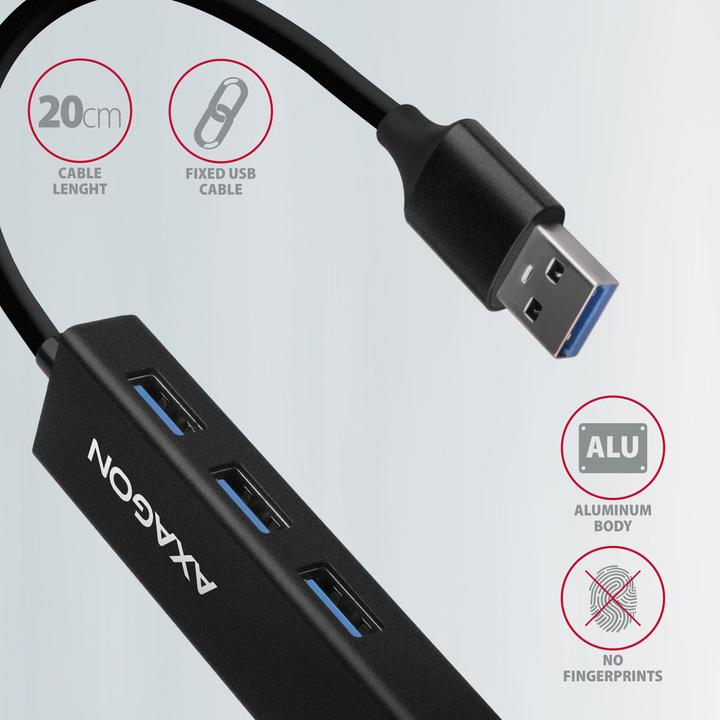 Produktbild Axagon HMA-GL3A (USB-C, 4 Ports)