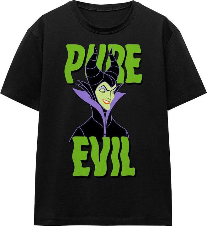 Actual product image Disney Villains Unisex Adult Pure Evil T-Shirt (L)