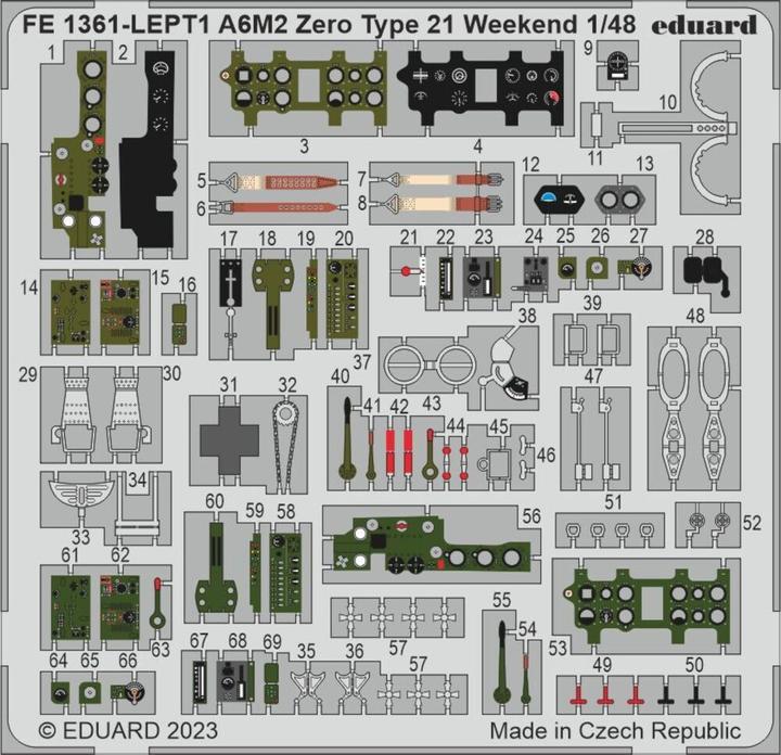 Image du produit Eduard A6M2 Zero Type 21 Weekend 1/48