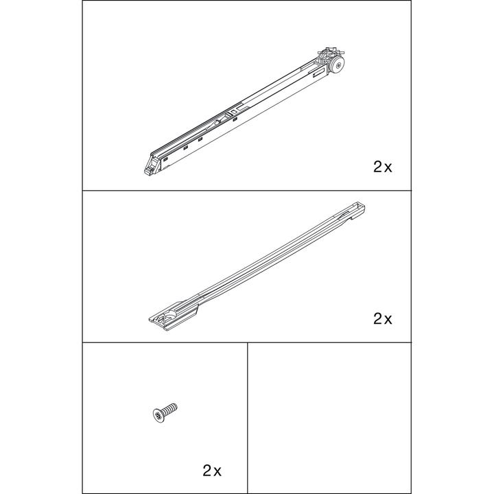 Actual product image HAWA Damping unit -CLIPO 26/36, Porta 40 GE + Banio