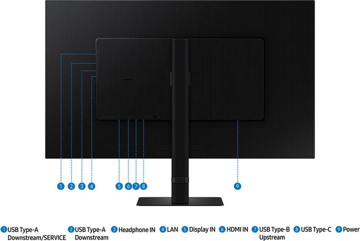 Produktbild Samsung ViewFinity S8 - S80UD (3840 x 2160 Pixel, 32")