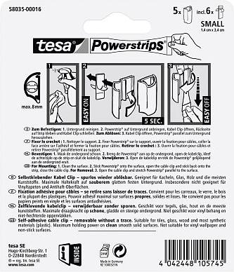 Productafbeelding tesa Powerstrips Kabelklem