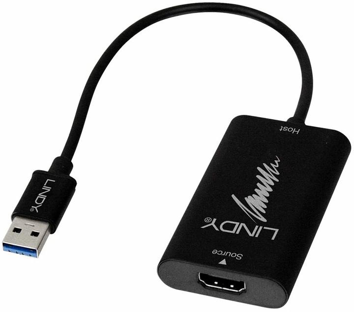 Produktbild Lindy USB Typ-A zu (HDMI, 15 cm)