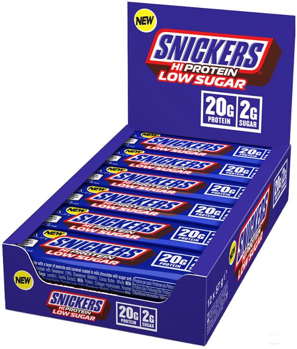 Immagine prodotto Snickers Barretta Hi Protein Low Sugar (12 pz., 684 g)