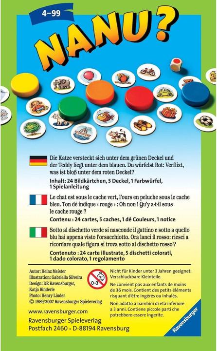 Produktbild Ravensburger Nanu? (Deutsch, Französisch, Italienisch)
