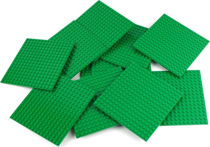 Productafbeelding LEGO 16x16 Bouwplaten donkergroen - Donkergroen bord 91405 NIEUW! Hoeveelheid 3x (91405, LEGO Accessoires)