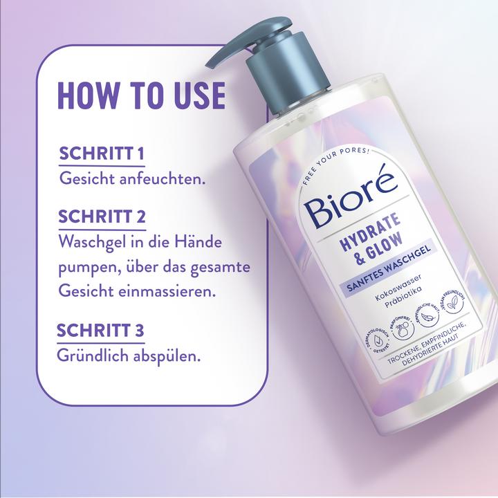 Immagine prodotto Bioré Hydrate & Glow (Gel, 200 ml)