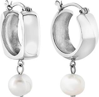 Produktbild Breil Lovely asymmetrical earrings with pearl Tetra TJ3498