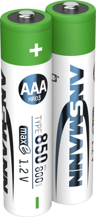 Produktbild Ansmann Dect NiMH Akku Micro AAA Typ 850 (min. 800 mAh) maxE (2 Stk., AAA)